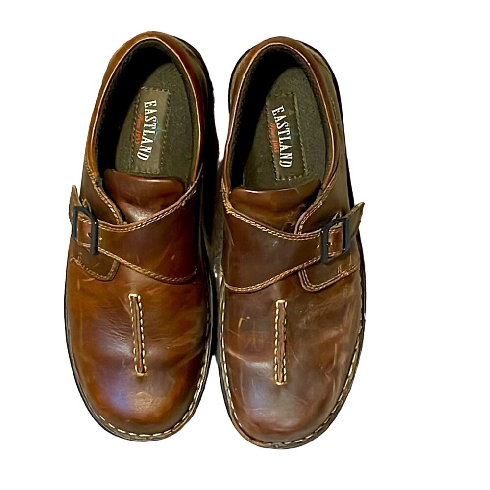 Eastland Brown Leather Loafers. 10M